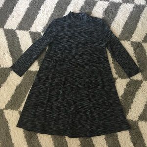 Soprano grey sweater tunic mini dress